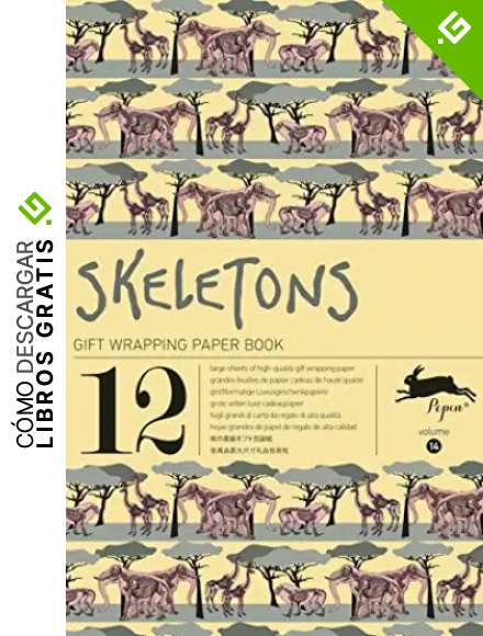 12 gift wrapping paper book Skeletons: Volume 14