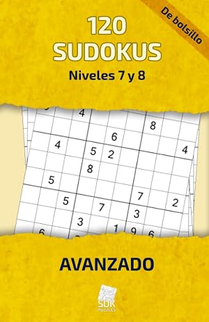 120 Sudokus | Tama&ntilde;o bolsillo | Nivel Avanzado | Niveles 7 y 8