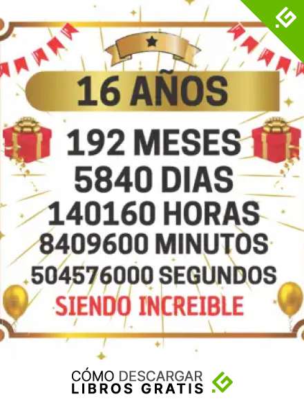 16 A&Ntilde;OS: Libro de firmas para felicitaciones y fotos de los invitados | Regalo y Decoraci&oacute;n cumplea&ntilde;os original y divertido | Regalos originales para ni&ntilde;as Chico Chica ni&ntilde;os, familia y amigos.