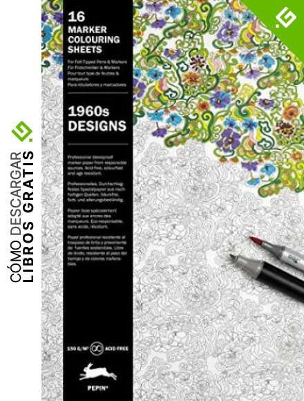 1960s Design: Marker Colouring Sheets