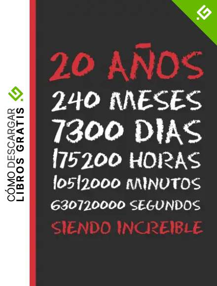20 A&Ntilde;OS SIENDO INCREIBLE: REGALO DE CUMPLEA&Ntilde;OS ORIGINAL Y DIVERTIDO. DIARIO, CUADERNO DE NOTAS, APUNTES O AGENDA.