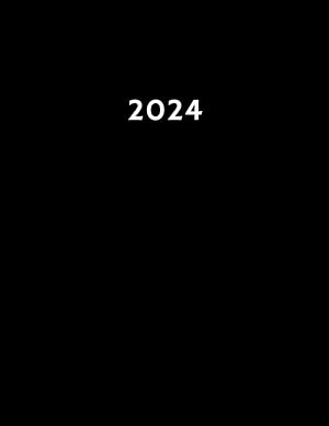 2024: Agenda 2024 Semana Vista , Calendario Semanal | 1 semana de 2 p&aacute;ginas (enero 2024 / diciembre 2024) , Planificador Espa&ntilde;ol