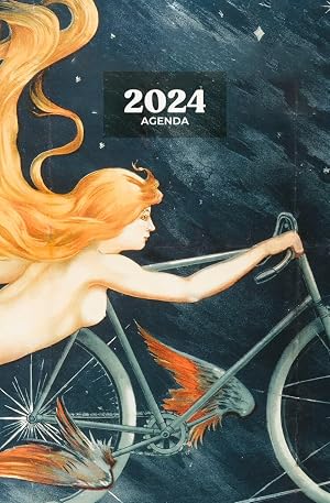 2024 Agenda anual de Bolsillo. Dise&ntilde;o Vintage Original con Semana Vista, 13x20cm: Peque&ntilde;o calendario planificador para 12 Meses, Enero a Diciembre