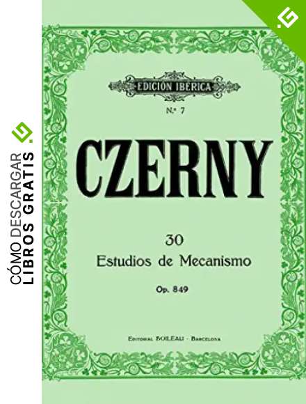 30 Estudios de mecanismo, Op. 849: Preparatorios para la Escuela de la Velocidad