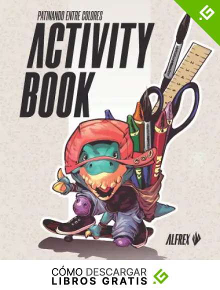 Activity Book: Alfrex patinando entre colores