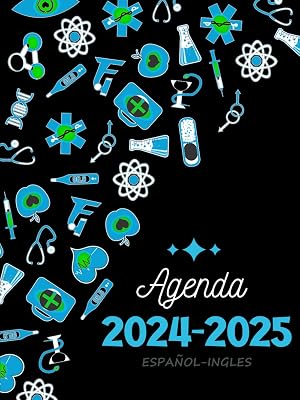 Agenda 2024-2025 M&eacute;dicos: Agenda Semanal 2024-2025 (enero 2024-diciembre 2025) Regalo para M&eacute;dicos, Estudiantes de Medicina, Enfermeras, Personal Sanitario, Calendario