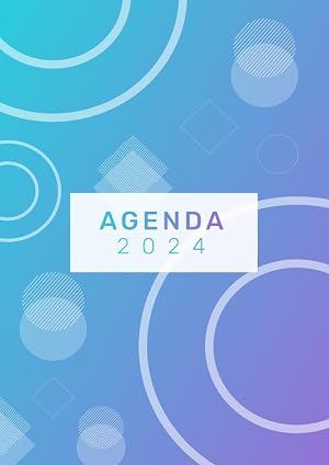 Agenda 2024 dia por pagina: 12 Meses de Enero a Diciembre 2024 | Espa&ntilde;ol - Formato grande a4 (21.59 x 27.94 cm) .