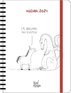 Agenda anual semanal 2024 Ren&eacute; Merino (TANTANFAN)