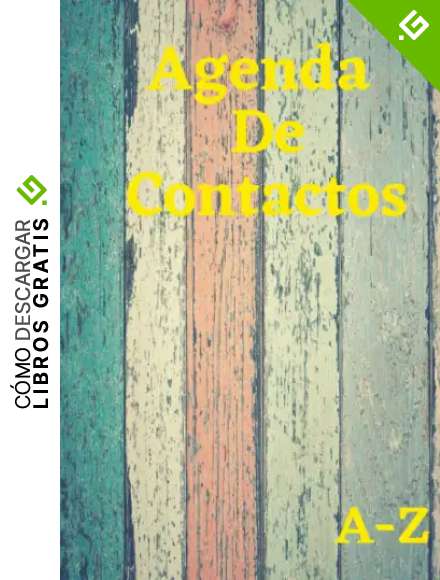 Agenda de contactos A-Z | Libreta de direcciones y telefonos peque&ntilde;a: Agenda telef&oacute;nica con abecedario | Cuaderno directorio telef&oacute;nico. A5.