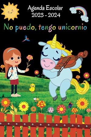 Agenda Escolar 2023-2024 UNICORNIO: Planificador Semanal A5 para ni&ntilde;os y ni&ntilde;as │ Cuaderno escolar para primaria y secundaria │ Formato pr&aacute;ctico, una semana en 2 p&aacute;ginas │Tema unicornio
