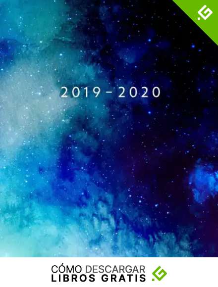 Agenda MAYO 2019 - ABRIL 2020: Vista Semanal con Horario | 1 Semana en 2 P&aacute;ginas | 12 Meses Planificador y Calendario | 21.59x27.94 cm | 8.5"x11" | Blue Universe