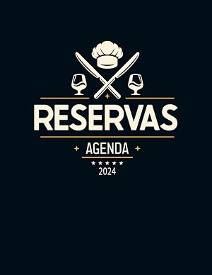 Agenda Reservas 2024: Libro de Reservas Con Fechas | Reservas Diarias Para Restaurante - 366 d&iacute;as