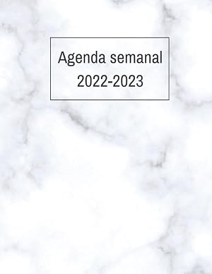 agenda semanal 2023-2024: 2023-2024 Gr&aacute;fico de 2 a&ntilde;os, Mensual Semanal, Calendario 24 Meses, Enero 2023 a Diciembre 2024, Gr&aacute;fico de la Vida Diaria