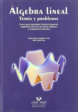 &Aacute;lgebra lineal. Teor&iacute;a y problemas. Curso para Ingenier&iacute;a T&eacute;cnica Industrial, Ingenier&iacute;a T&eacute;cnica de Obras P&uacute;blicas y Arquitectura T&eacute;cnica (Manuales Universitarios - Unibertsitateko Eskuliburuak)
