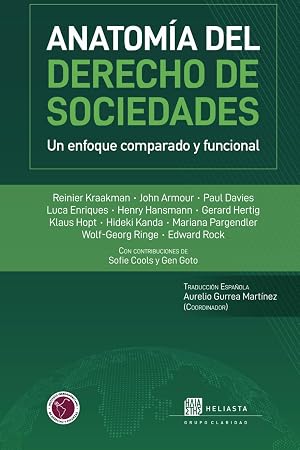 Anatom&iacute;a del Derecho de Sociedades: Un enfoque comparado y funcional