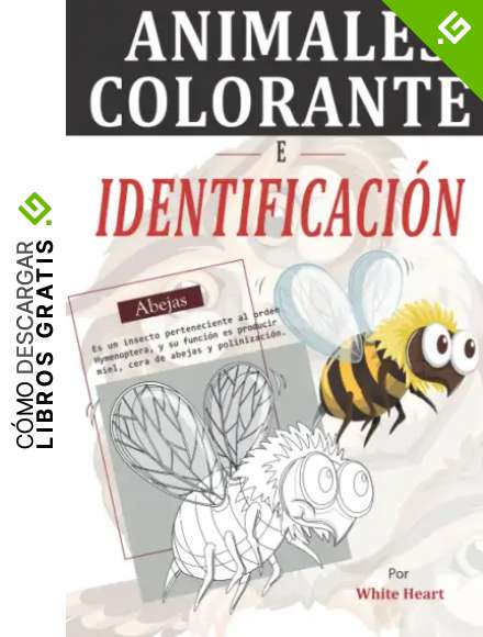 Animales Colorante e Identificaci&oacute;n: libro para colorear para adultos, para ni&ntilde;os, mujeres y hombres.