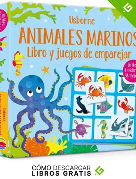 Animales Marinos (Libro y Juegos de emparejar)