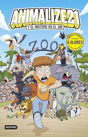 Animalize 21 2. Animalize 21 y el misterio en el zoo: Libro con olores (J&oacute;venes influencers)