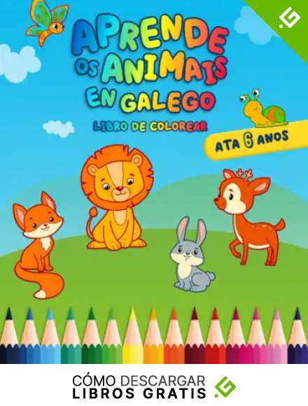 Aprende os animais en Galego Libro de colorea: Para nenos de ata 6 anos