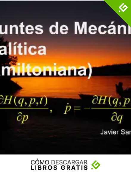 Apuntes de Mec&aacute;nica Anal&iacute;tica (hamiltoniana)
