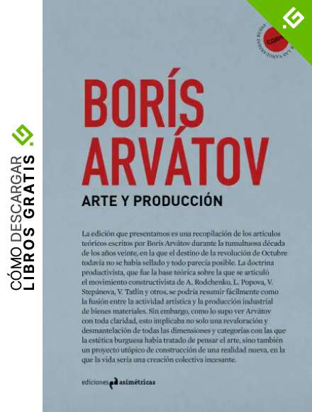 Arte y producci&oacute;n (SDVIG.Textos de las vanguardias rusas)
