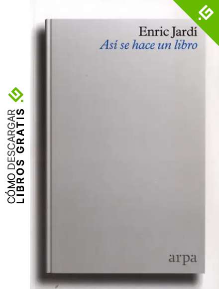 As&iacute; se hace un libro