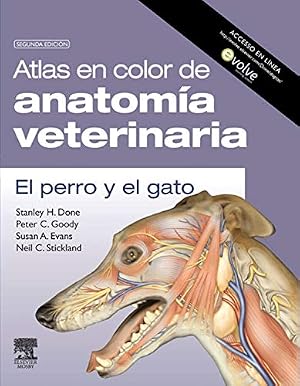 Atlas en color de anatom&iacute;a veterinaria. El perro y del gato (incluye evolve)
