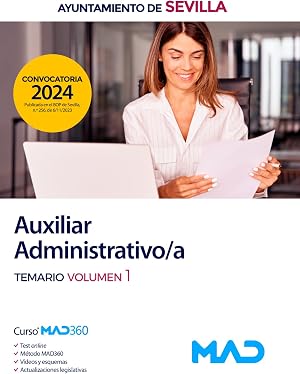 Auxiliar Administrativo/a del Ayuntamiento de Sevilla. Temario volumen 1