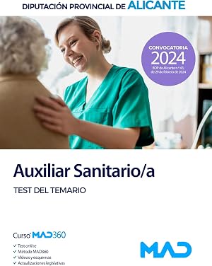 Auxiliar Sanitario de la Diputaci&oacute;n Provincial de Alicante. Test del Temario