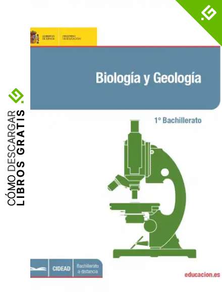 Biolog&iacute;a y geolog&iacute;a. 1&ordm; bachillerato. Bachillerato a distancia