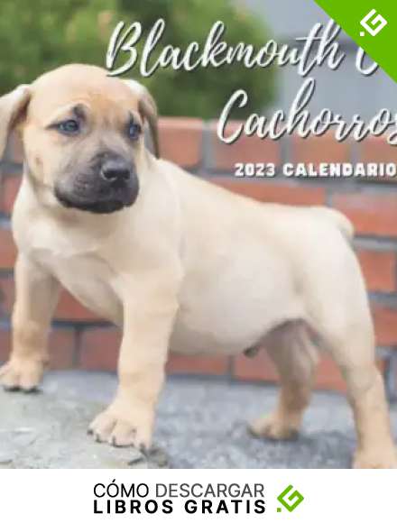 Blackmouth Cur Cachorros Calendario: Calendario 2023 - 8.5''x8.5'' - Regalos para familiares y amigas amigos