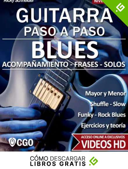 Blues - Guitarra Paso a Paso - con Videos HD: SHUFFLE BLUES - SLOW BLUES - FUNKY BLUES - ROCK BLUES: acompa&ntilde;amiento - frases - solos- - ejercicios - teor&iacute;a: 6