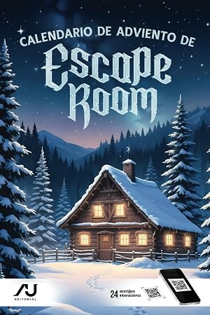 Calendario de Adviento de Escape Room: 24 acertijos desafiantes para la temporada navide&ntilde;a (l&oacute;gica, rompecabezas y m&aacute;s)