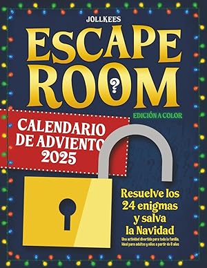 Calendario de Adviento Escape Room: Resuelve los 24 enigmas y salva la Navidad. Una actividad divertida para toda la familia. Ideal para adultos y niños a partir de 8 años (edición a color) Calendario de Adviento Escape Room: Resuelve los 24 enigmas y salva la Navidad. Una actividad divertida para toda la familia. Ideal para adultos y niños a partir de 8 años (edición a color)