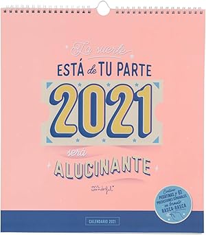 Calendario de pared rasca-rasca 2021 - La suerte está de tu parte: ¡2021 será alucinante! Calendario de pared rasca-rasca 2021 - La suerte está de tu parte: ¡2021 será alucinante!