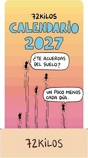 Calendario mesa de tarjetas 2027 - 72 kilos (TANTANFAN)