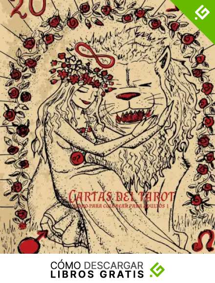 Cartas del tarot libro para colorear para adultos 1