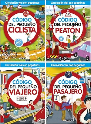 Circulaci&oacute;n vial con pegatinas (4 t&iacute;tulos) (Colecci&oacute;n Circulaci&oacute;n vial con pegatinas)