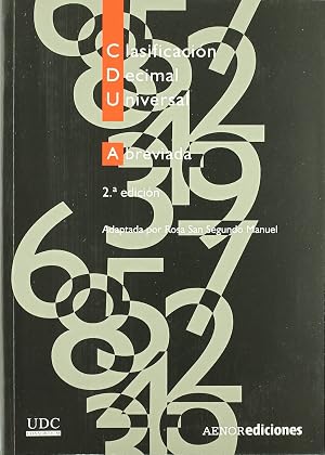 Clasificaci&oacute;n Decimal Universal (CDU) abreviada