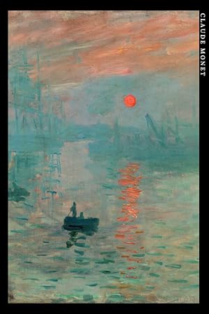 Claude Monet: Impresi&oacute;n, sol naciente. Cuaderno de notas. Design art&iacute;stico y elegante.