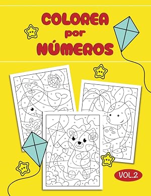 Colorea por n&uacute;meros libro de colorear para ni&ntilde;os de 4 a 8 a&ntilde;os: libro de pintar por n&uacute;mero para ni&ntilde;os (Libro para colorear para ni&ntilde;as y ni&ntilde;os)