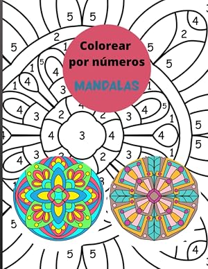 Colorear por n&uacute;meros Mandalas