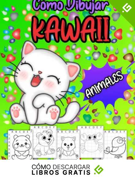 Como Dibujar Kawaii Animales: Como dibujar animales | Libro como dibujar kawaii | Aprender a dibujar animales | Laminas para aprender a dibujar | ... con plantillas | Aprender a dibujar a lapiz