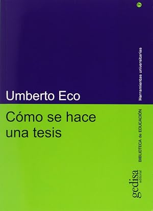 C&oacute;mo se hace una tesis: 7 (Herramientas)