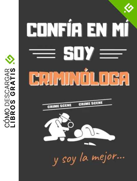 CONF&Iacute;A EN M&Iacute;, SOY CRIMIN&Oacute;LOGA: DIVERTIDO CUADERNO DE NOTAS, DIARIO O AGENDA | Regalos originales y creativos | Cumplea&ntilde;os, Navidad, aniversario o d&iacute;a de la madre