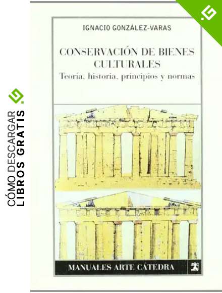 Conservaci&oacute;n de bienes culturales: Teor&iacute;a, historia, principios y normas (Manuales Arte C&aacute;tedra)