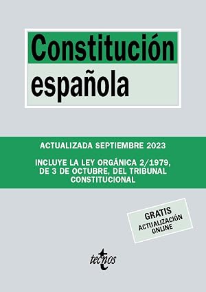 Constituci&oacute;n Espa&ntilde;ola (Derecho - Biblioteca de Textos Legales)