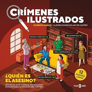 Cr&iacute;menes ilustrados: &iquest;qui&eacute;n es el asesino?: Resuelve este y otros once casos examinando la escena del crimen (Obras diversas)