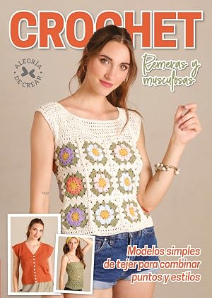 Crochet Remeras y musculosas: Modelos simples de tejer para combinar puntos y estilos