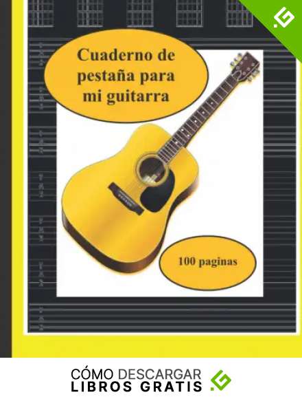 Cuaderno con pesta&ntilde;as para mi guitarra